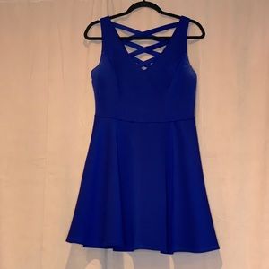 Blue dress